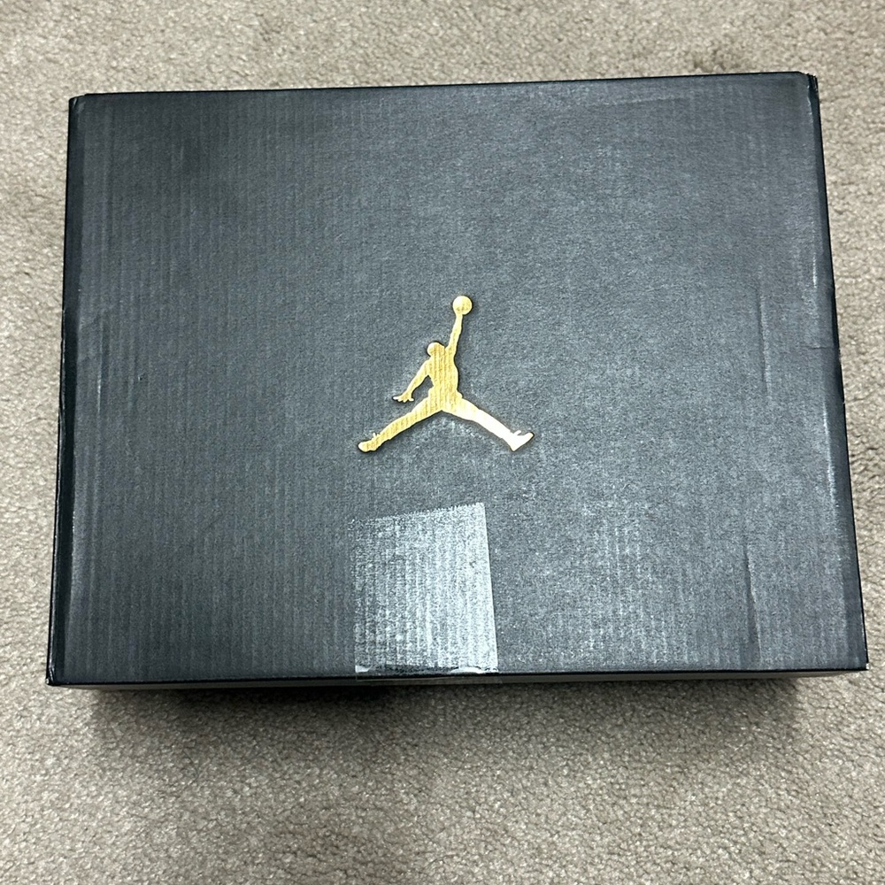 Custom Cartoon painted Kids Blue and White air Jordan Sneakers size 4.5 Y - Picture 15 of 15